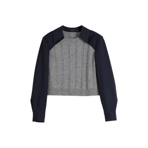 ELLE Темно-синие женские свитеры