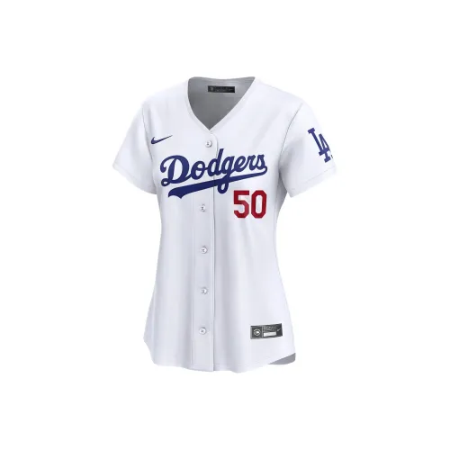 nike Mookie Betts Лос-Анджелес Доджерс T-рубашка Женская Белая