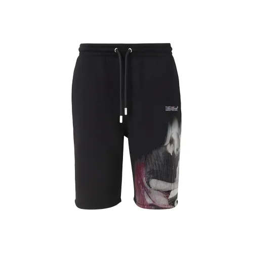 Off Белые Повседневные Шорты Мужские Черные