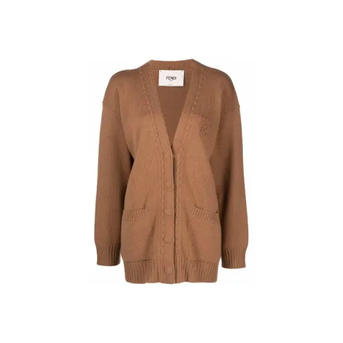 FENDI FW21 Трикотаж Женский Коричневый