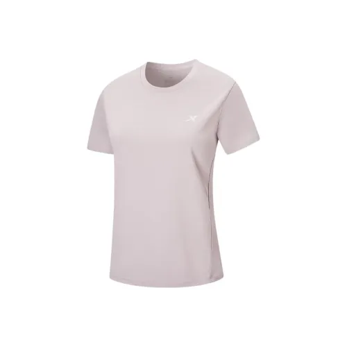 XTEP T-рубашка Женская перо панель фиолетовый