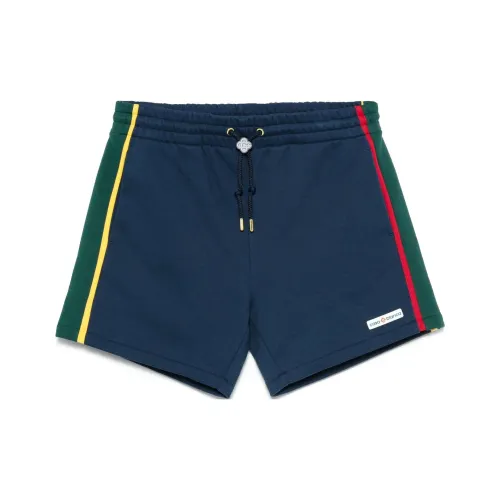 CASABLANCA SS25 Повседневные шорты Мужские Морской синий