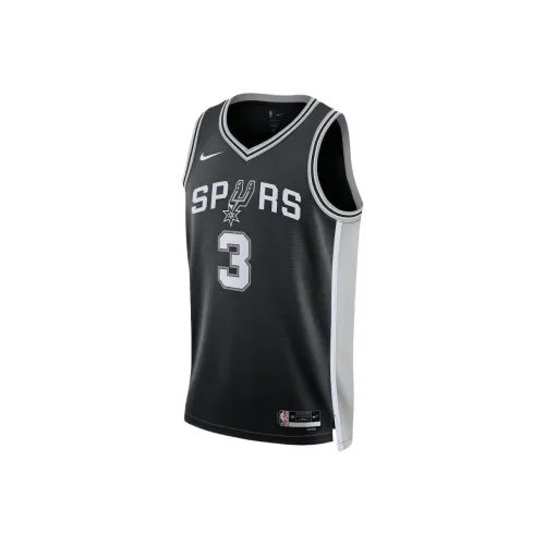 NBA San Antonio Spurs Nike Icon Edition Swingman Баскетбольная Джерси Унисекс Черная