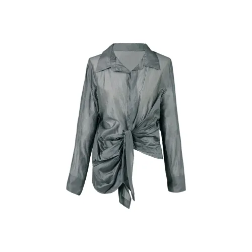 THE SEA LIFE Рубашка Женская Клеверно-Серый