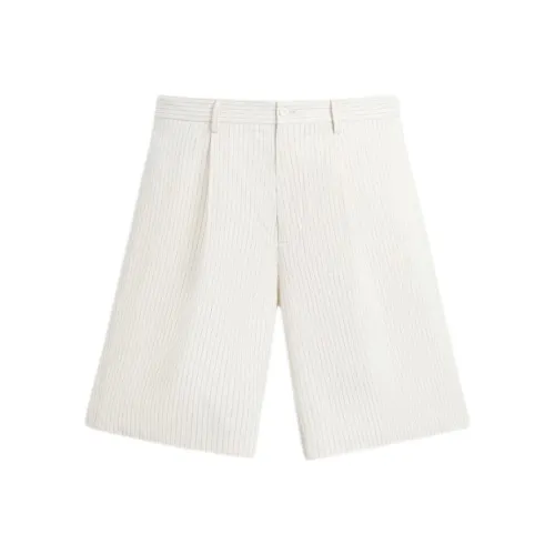 ZARA Повседневные шорты Мужские Черный Белый