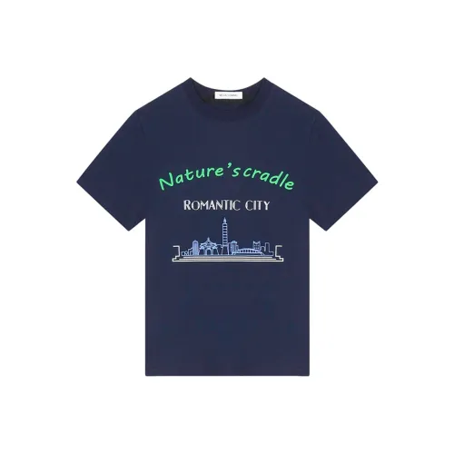 VEGA CHANG T-рубашка Женская Глубокое море Синий