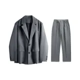 Серые повседневные штаны