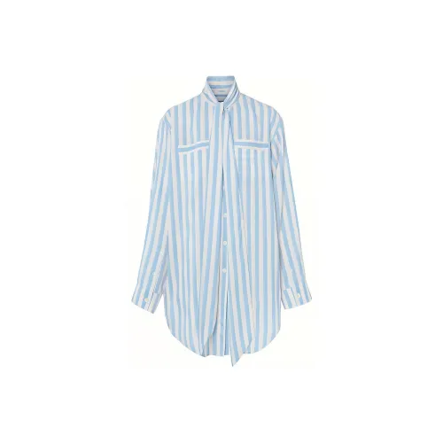 Burberry Рубашка Женская Яркая Кобальтовая