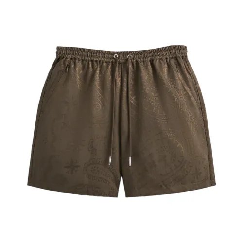 KITH Повседневные шорты Мужские Темно-коричневые