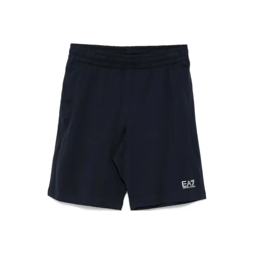 EMPORIO ARMANI Повседневные шорты Мужские Морской синий