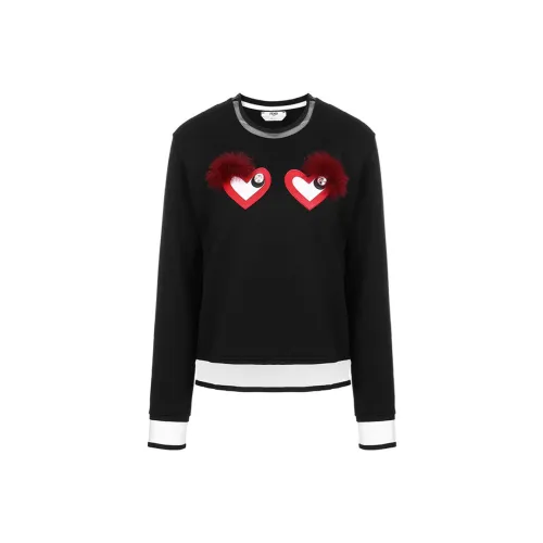 FENDI Черные Женские Свитшоты