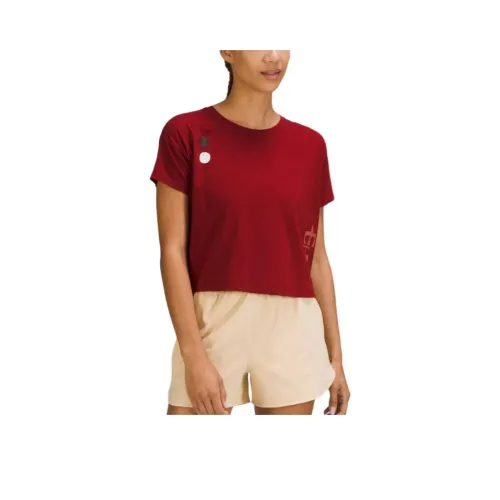 lululemon Т-рубашка с рукавом-капри женская