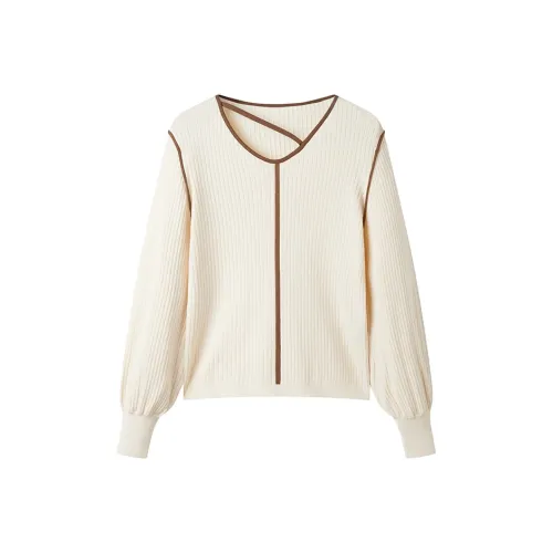 Pit Экрю Женская Трикотажная Одежда