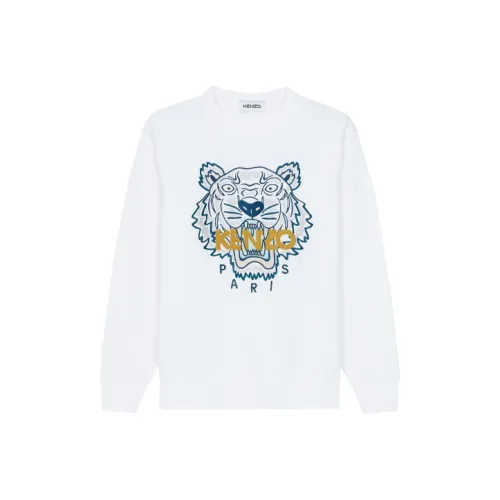 KENZO Classic Tiger Head FW21 Толстовка Женская Белая