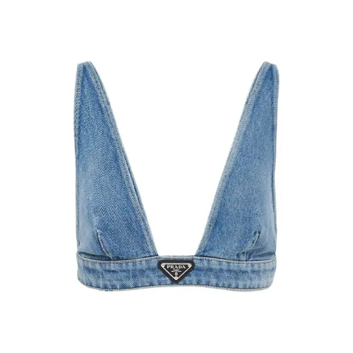 PRADA Синие Женские Камисоли