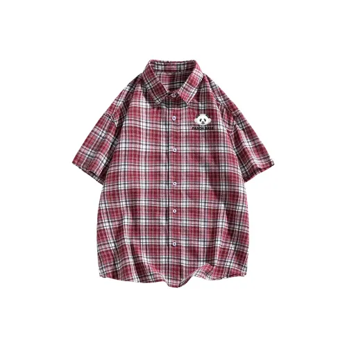 PANDA BASE Красная унисекс рубашка