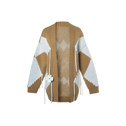 LOFT SHINE Свободный крой Трикотаж Женский CAMEL