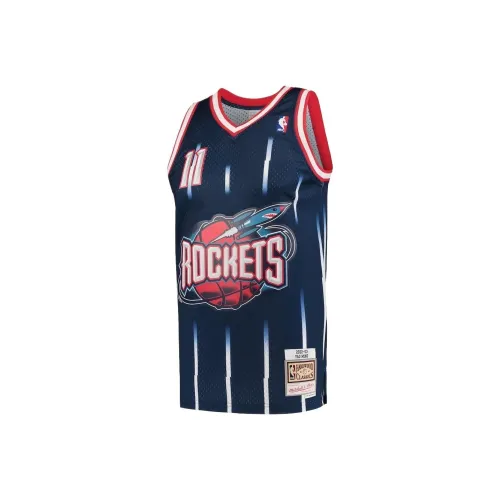 NBA x MITCHELL NESS Баскетбольная Джерси Houston Rockets Мужская Синяя