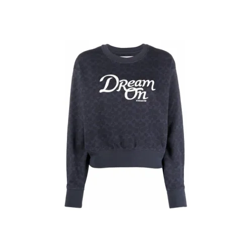 COACH Толстовка Женская Темно-синяя