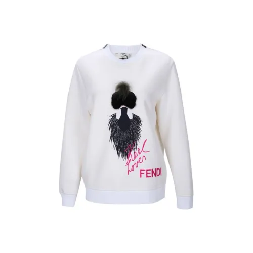 FENDI Белый Женские Свитшоты