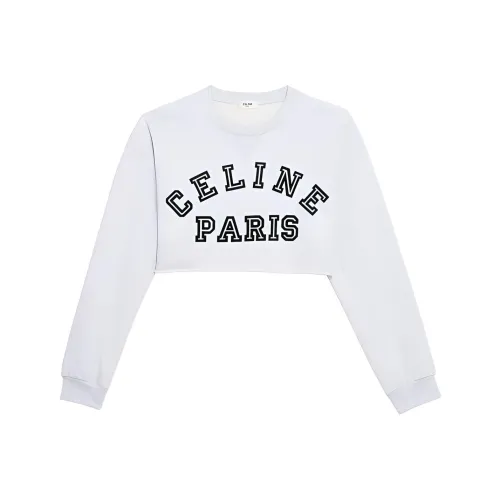CELINE Светло-серый Женские Свитшоты