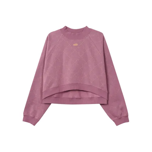 NIKE Фуксия Женские Свитшоты