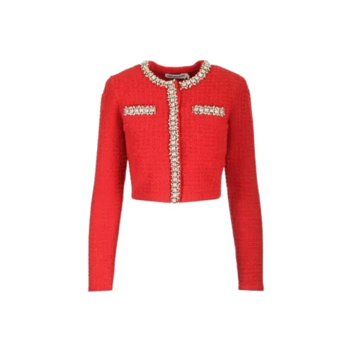 Self Portrait Sweater Women's Red