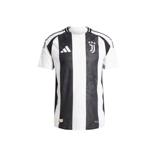 Adidas Juventus Футбол Джерси Мужской Белый Черный
