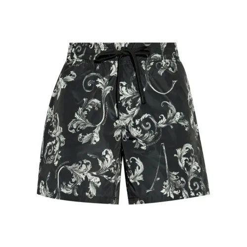 VERSACE JEANS COUTURE SS25 Повседневные шорты Мужские Черные