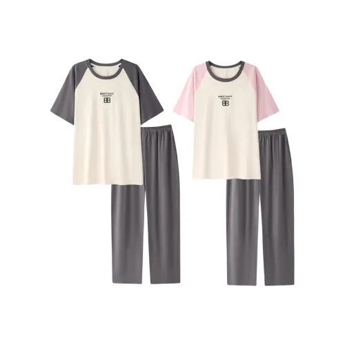 ROMANTIC·SPRING Пижамный комплект Унисекс Цвет на изображении