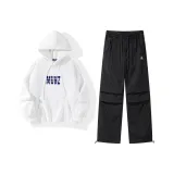 Белый топ+черные брюки