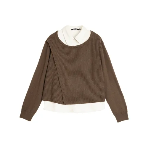 Elle Кофе Женские Свитеры