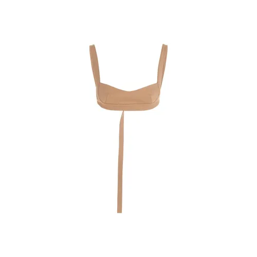 Off Белый SS22 Хаки Женские Топы без бретелек