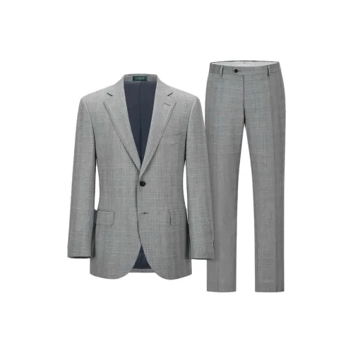 BY CREATIONS Бизнес-костюм мужской светло-серый