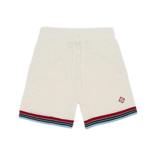 CASABLANCA Повседневные шорты Унисекс Белый
