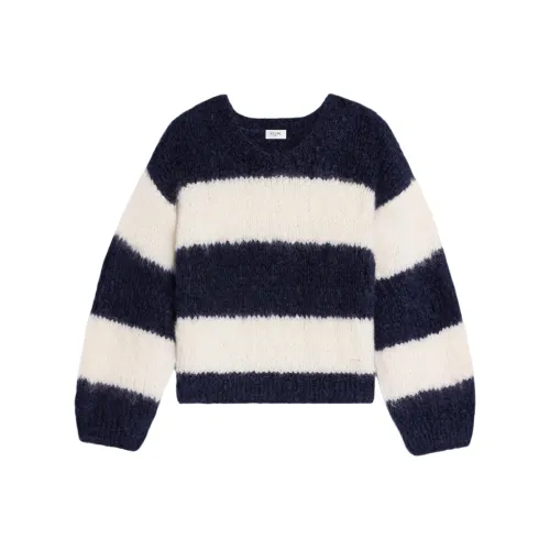 CELINE SS25 Свитер Женский Серый Белый