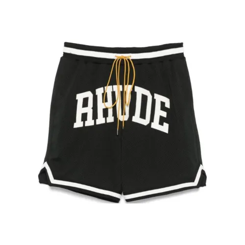 RHUDE Черные Мужские Повседневные Шорты