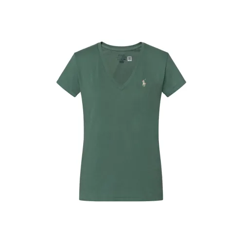 Polo Ralph Lauren T-рубашка женская темно-зеленая