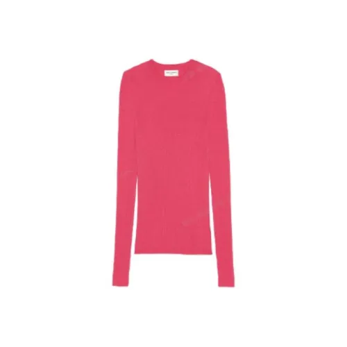 SAINT LAURENT FW21 Свитер Женский Фуксия