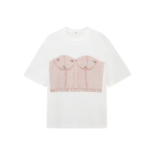 D'zzit Отбеленный белый Женские футболки