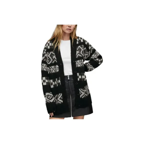 ALLSAINTS Черный/Белый Женские Свитеры