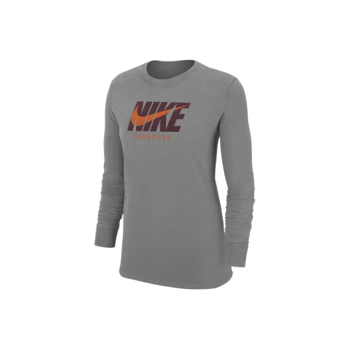 NIKE Серые Женские Футболки