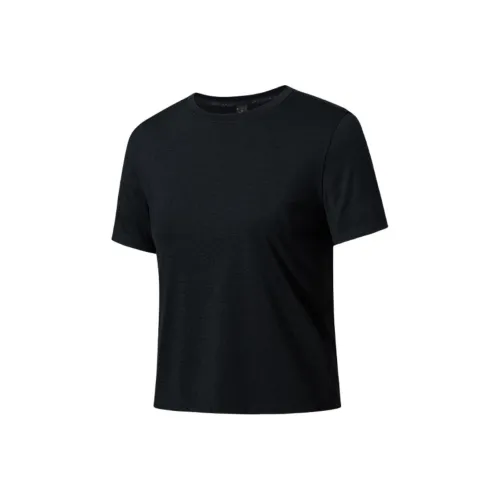 Anta Champion All Weather Series T-Shirt Женская базовая Черная