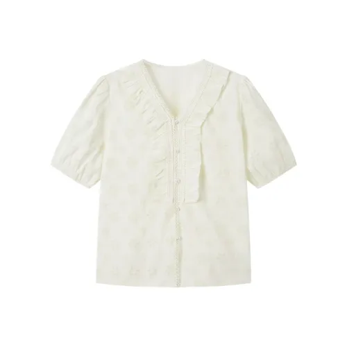 Pit Экрю Женские Рубашки