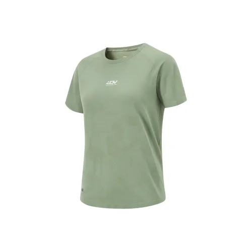 LINING RUNNING Collection T-Shirt Женская Гороховый Зеленый