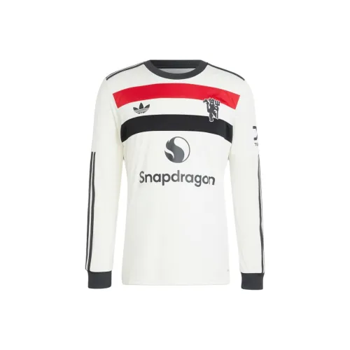 Adidas Originals SS24 24 25 Длинный рукав Третий Джерси Футбол Джерси Мужской Белый