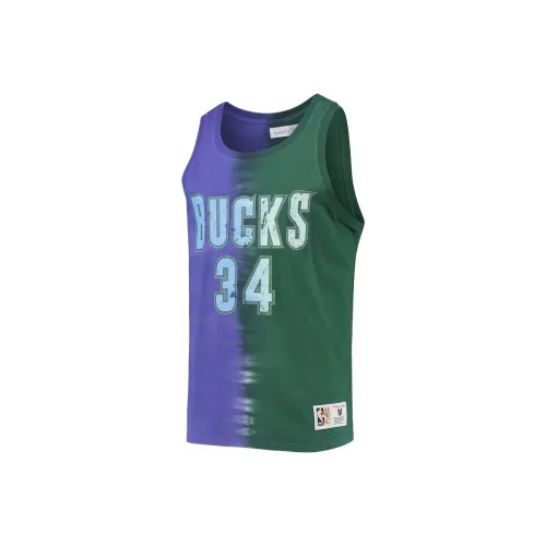 NBA x MITCHELL NESS Milwaukee Bucks Баскетбольная Джерси Мужская Зеленая