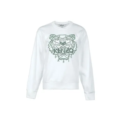 KENZO Classic Tiger Head Белый Женские Свитшоты