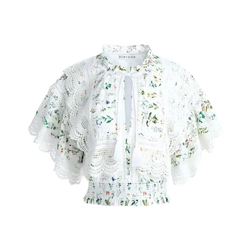 ALICE+OLIVIA SS24 Рубашка Женская Многоцветная