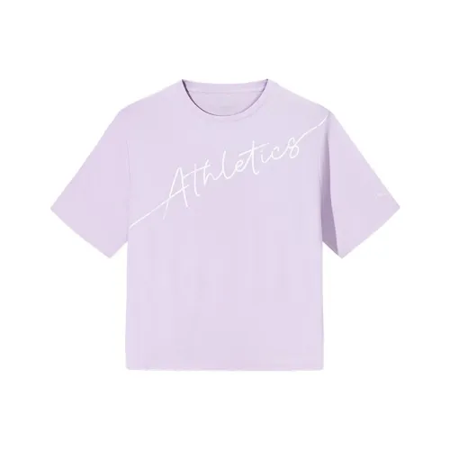 ANTA Variety Тренировки Коллекция T Рубашка Женская Цветочный Фиолетовый